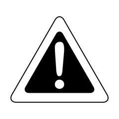 alert sign isolated icon vector illustration design