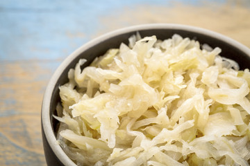 bowl of sauerkraut