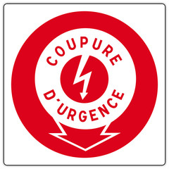 Panneau coupure d'urgence : éléctricité
