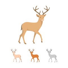 Naklejka na ściany i meble Vector Illustration of Deer