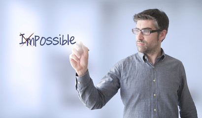 businessman impossible