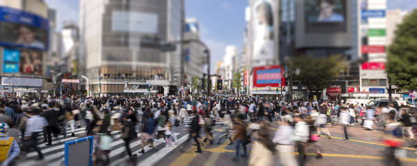 渋谷スクランブル交差点,Shibuya Tokyo