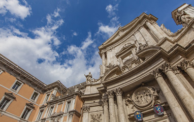 Fototapeta na wymiar San Marcello al Corso church in Rome