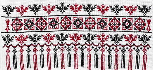 Ukrainian folk embroidery, handmade