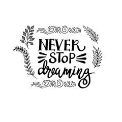 lettering. positive quotes