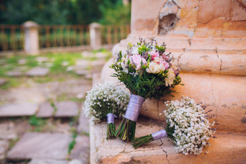 Fototapeta na wymiar wedding flowers bouquet 