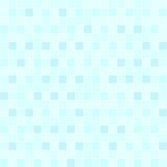 Cyan square pattern. Seamless vector