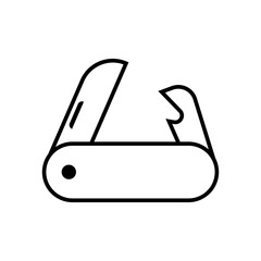 Pocket Knife Vector Icon