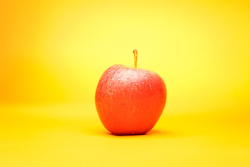 Apple On Yellow