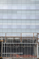 Obraz premium construction, unfinished, metal, metalstuds, steel, windows, glass