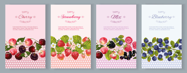 Berry vertical banners - 133562552