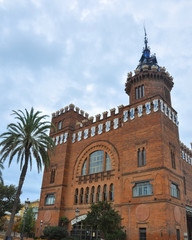 Fototapeta na wymiar Castell dels Tres Dragons - modernist style architecture building castle designed by Lluis Domenech i Montaner, Park Ciutadella, Barcelona Catalonia Spain