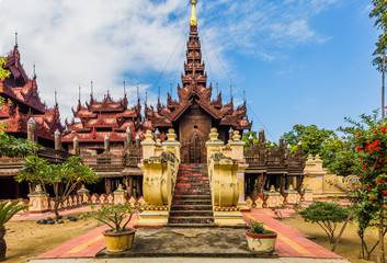 Shwe In Bin Monastery Mandalay city Myanmar