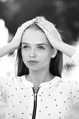 Pretty sexy cute young woman