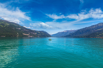 Thunersee lake in Switzerland