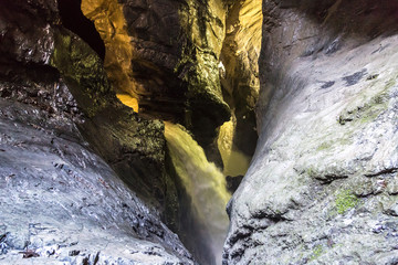 Trummelbach waterfall
