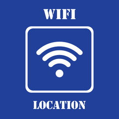 wifi location vector illustration