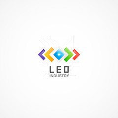 Diode lights logo.
