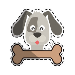 dog breed icon image vector illustration design 