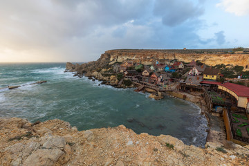 Obraz premium Popeye Village Malta - Mellieha