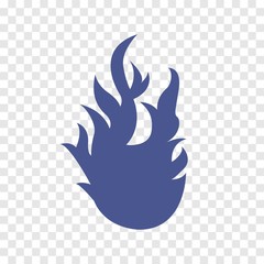 Fire icon vector