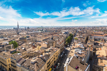 Panoramic view of Bordeaux