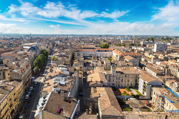 Obraz premium Panoramic view of Bordeaux