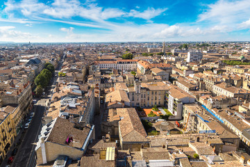 Panoramic view of Bordeaux