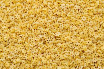 Italian pasta on close up background.