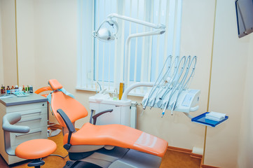 Dental office with equipment