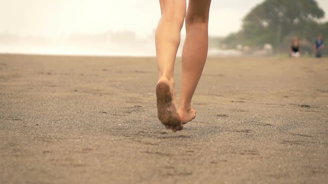Premium Photo  Small children run barefoot along a dirt road in