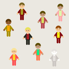 little boys, kids, cute boys set poster background