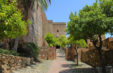 Alcazaba de Málaga en primavera