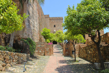 Alcazaba de Málaga en primavera