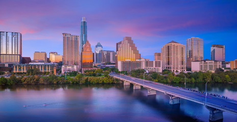 Fototapeta premium Downtown Skyline of Austin, Texas