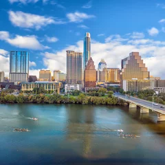 Zelfklevend Fotobehang Downtown Skyline of Austin, Texas © f11photo
