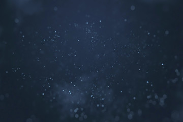 abstract gradient blue background with bokeh and particles flowing, events festive holiday overlay ready