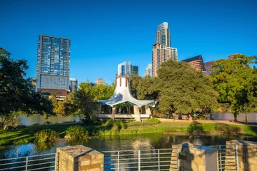 Gordijnen Downtown Skyline of Austin, Texas © f11photo