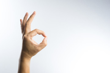 hand ok sign