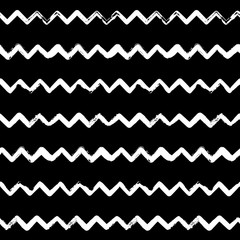 Decorative seamless pattern with handdrawn shapes