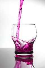 Glass of water / Carbonated water is water into which carbon dioxide gas under pressure has been...