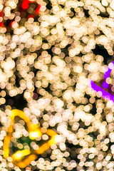 abstract Bokeh circles for Christmas background