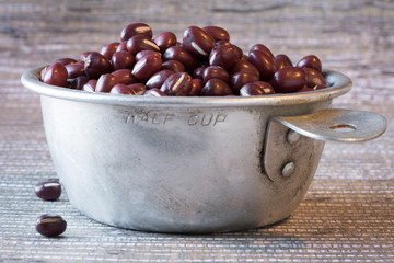 Adzuki Beans in a Measuring Cup