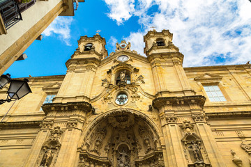 Fototapeta na wymiar Basilica Santa Maria in San Sebastian