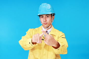 禁止の意思表示をする労働者