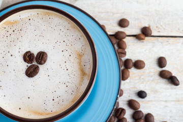 cappuccino closeup