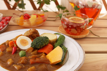 おいしそうなカレーライス
