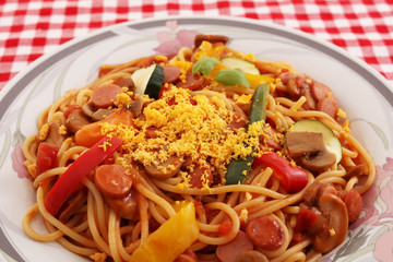 おいしそうなパスタ
