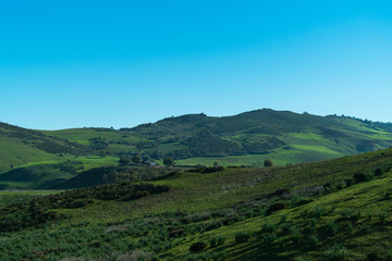 Obraz premium mountains and hills 