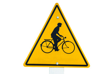 Bicycle traffic sign